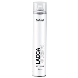 Kapous Лак аэрозольный для волос нормальной фиксации / Lacca Normal, 500 мл