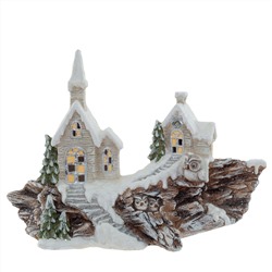 GAEM Фигурка декоративная "Домик" (подсветка, 3xAAA), L66 W23 H48 см