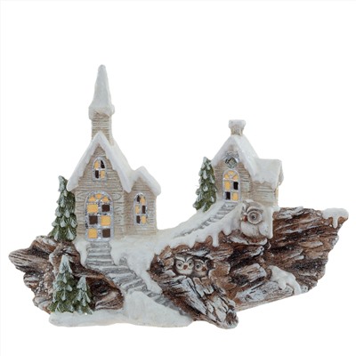 GAEM Фигурка декоративная "Домик" (подсветка, 3xAAA), L66 W23 H48 см