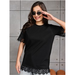 Футболка "Джулия" черный женская