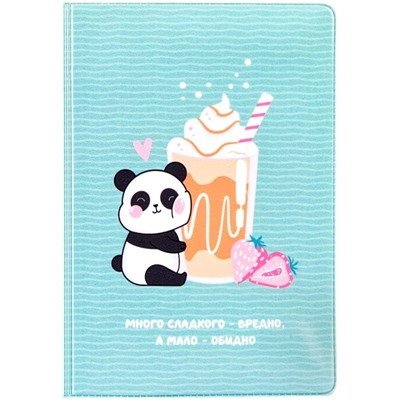 Обложка для паспорта MESHU "Sweet panda", ПВХ, 2 кармана