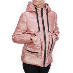 8063 PINK Куртка демисезонная женская (130 гр. синтепон)
