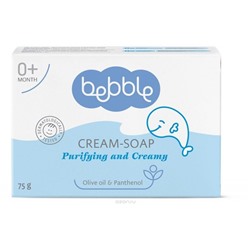 BULGARIA BEBBLE Мыло - крем твердое 75 гр