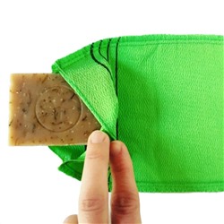 Shower Towel Мочалка для душа / Body Glove Exfoliating Towel, зеленый