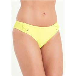 Ribbed Eyelet Bikini Bottoms