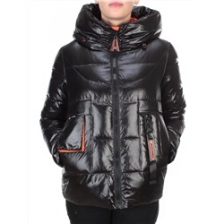 2197-1 BLACK Куртка зимняя женская MONGEDI (200 гр. холлофайбера)