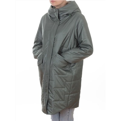 9616 GREEN Куртка демисезонная женская (100 гр. холлофайбер)