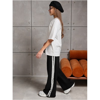 Брюки "Кружево" Черный Девочка