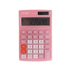Калькулятор настольный 12-разрядный CT-388, розовый