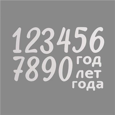 Наклейки на воздушные шары «День рождения», 21 × 29,7 см