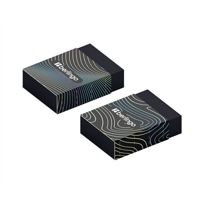 Ластик Berlingo "Electric", Eco-PVC, картонный держатель, 45*32*11мм