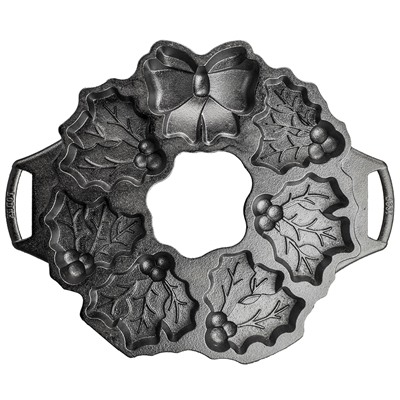 Форма для приготовления печенья чугунная, Ø30 см