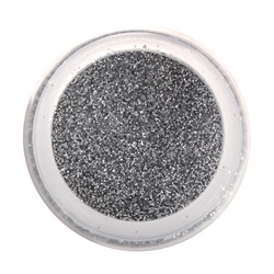 Декоративные блёстки LUXART LuxGlitter (сухие), 20 мл, размер 0.2 мм, серебристые