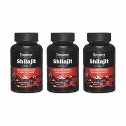 Набор Шиладжит (3 x 60 кап, 500 мг), Shilajit Set, произв. Himalaya