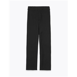 Girls' Slim Leg Knitted School Trousers (2-18 Yrs)