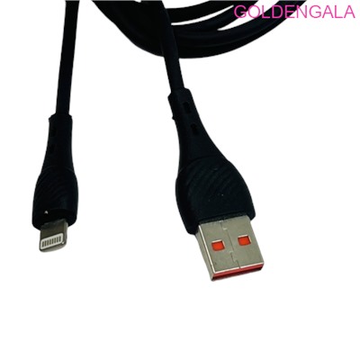 Кабель силиконовый USB-Lightning 1 м для iPhone тип 1
