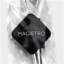 Пробка для бутылки новогодняя Magistro Deer, 12.5 см, цвет серебристый