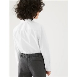 2pk Boys' Slim Fit Non-Iron School Shirts (2-18 Yrs)