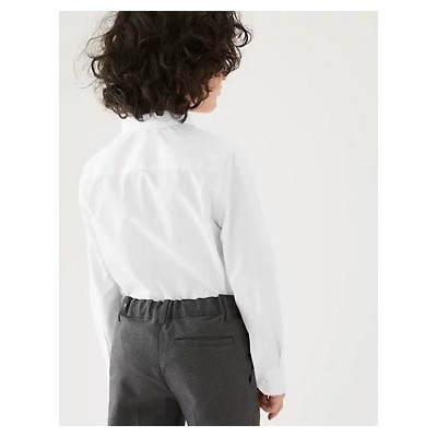 2pk Boys' Slim Fit Non-Iron School Shirts (2-18 Yrs)