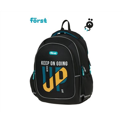 Рюкзак Först F-Cute "Up" 37*29*17см, 3 отделения, 2 кармана, эргономичная спинка