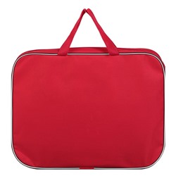 Папка с ручками текстильная, А4, 330 х 260 х 70 мм, Calligrata, «Снова в школу»