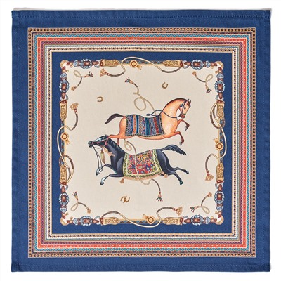 НАБОР САЛФЕТОК  2 ШТ "PASSAGE",40Х40СМ, 100% ХЛОПОК,БЕЖЕВЫЙ,ТВИЛ