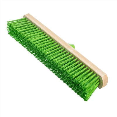 Щетка деревянная для пола, 400 мм, пятирядная, тулейка с резьбой под углом, без черенка Сибртех