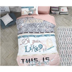 Подростковый КПБ с Одеялом Ranforce GIRLS&BOYS Uyku Seti - cotton box