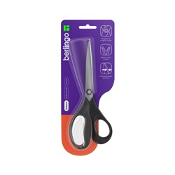 Ножницы Berlingo "Easycut 200" 18см, эргономичные ручки, европодвес