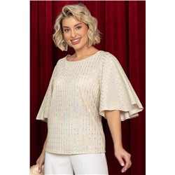 Блуза праздничная Ты ослепляешь! (золото) Б14700-7М