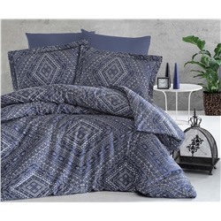 2 сп. Евро Комплект Постельного Белья Cotton Saten Janet - Altınbaşak