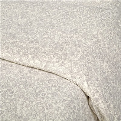 Пододеяльник трикотажный на молнии Ажур кремовый Арт Дизайн