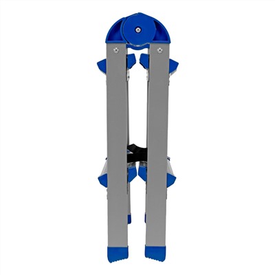 Стремянка двухсторонняя 2 ступени, сталь профиль, стальные ступени, Сибртех