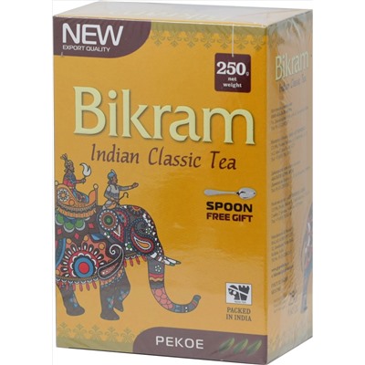 Bikram. Черный Pekoe + ложка 250 гр. карт.пачка