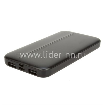 Портативное ЗУ (Power Bank) 10000mAh (MAIMI Mi30) 2USB/Micro/Type-C (черный)