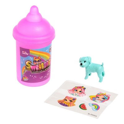 Набор Sweeteees, игрушка в красивой баночке, МИКС, уценка (нет конфет)