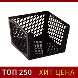 Подставка для бумажного блока "Офис-класс", 90×90×70 мм, черная