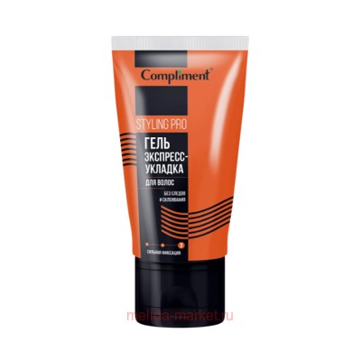 Compliment STYLING PRO Гель Экспресс-Укладка для волос сильная фиксация 165 мл