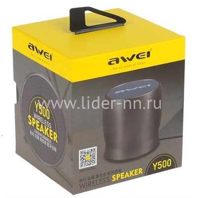 Колонка AWEI (Y500) Bluetooth/MicroSD (золото)