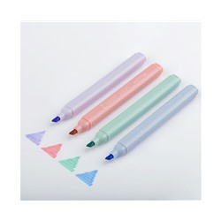 Набор текстовыделителей MESHU "Paw pastel", 04цв., пастельные цвета, 1-4мм, блистер с европодвесом