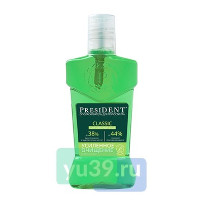 Ополаскиватель для полости рта PRESIDENT Classic 400мл