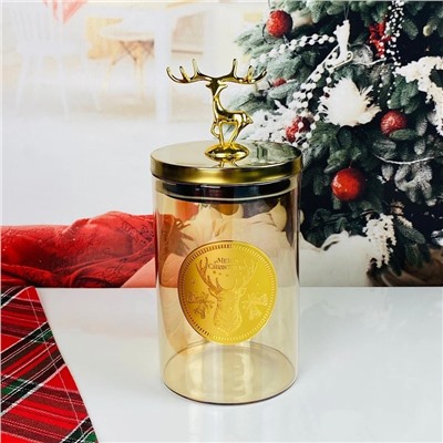 588-729 Банка для сыпучих продуктов 1085мл. в под.уп.(х24)Стекло