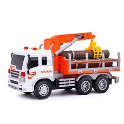 Машина "Лесовоз-1" инерционная, в коробке