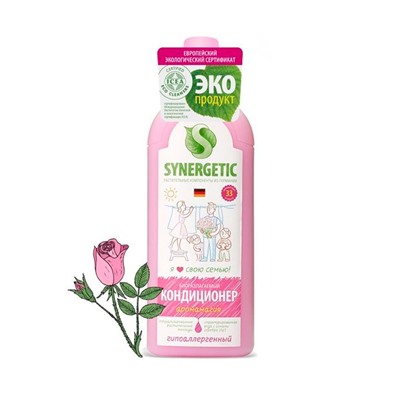 SYNERGETIC Кондиционер-ополаскиватель для белья Аромамагия, 1 л.