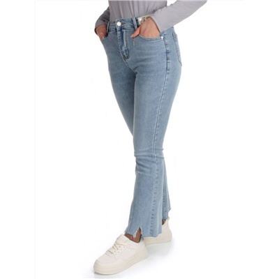 5609 BLUE Джинсы женские AMG JEANS (98% хлопок, 2% лайкра)