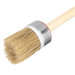 Кисть круглая, Профи №8 (35 мм) натуральная щетина, деревянная ручка MTX