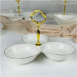 109-274 Менажница 23,5см ORCHIDEA в под.уп.(х12)Фарфор