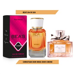 Beas W559 Christian Dior Miss Dior Cherie Women edp 50 ml, Парфюм женский Beas W559 создан по мотивам аромата Christian Dior Miss Dior Cherie