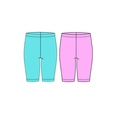 Леггинсы для девочки, 2 пары в комплекте