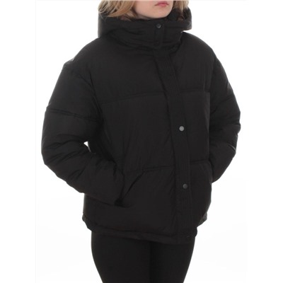 24-232 BLACK Куртка зимняя женская (150 гр. холлофайбер)